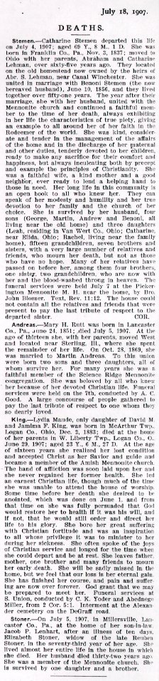 July 18 1907